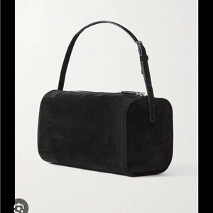 The row 90s bag black suede